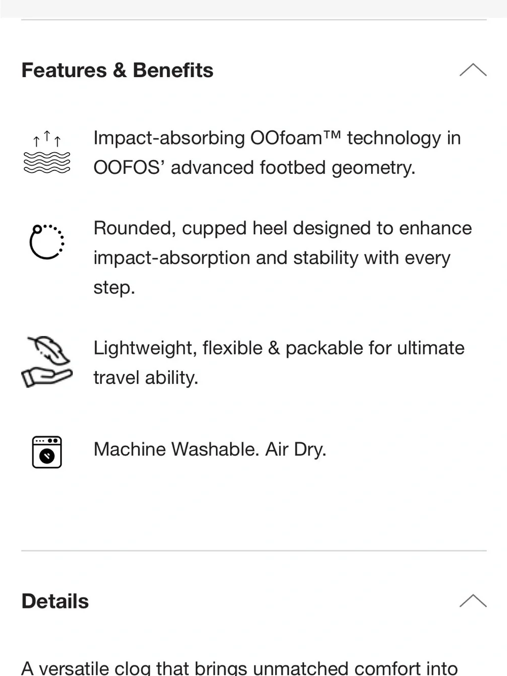 OOFOS comfortable slip